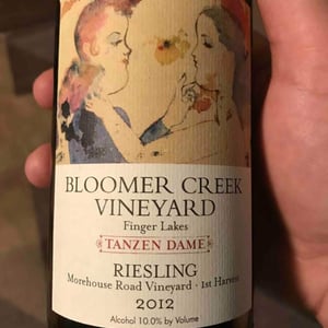 Tanzen Dame Morehouse Road Vineyard 1st Harvest 2012