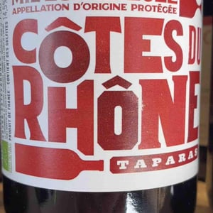Taparas Côtes Du Rhône - Les Vignerons d'Estézargues - les-vignerons-destezargues -2022