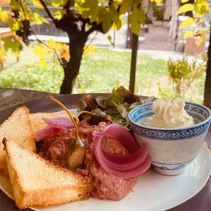 Tartare Di Bue Svizzero - Osteria La Guana Meride - 581506