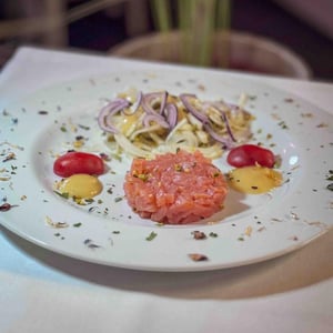 Tartare Di Salmone Affumicato Naturale Delle Isole Faroe - Grotto Figini - 798533