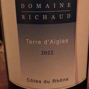 Terre d'Aigles - Domaine Marcel Richaud - Marcel Richaud -2024