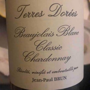 Beaujolais Blanc - Domaine des Terres Dorées - Jean-Paul Brun 