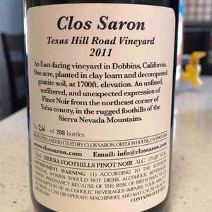 Texas Hill Road Vineyard - Clos Saron - gideon-bienstock