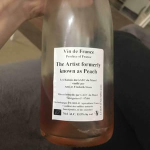 The Artist Formerly Known As Peach