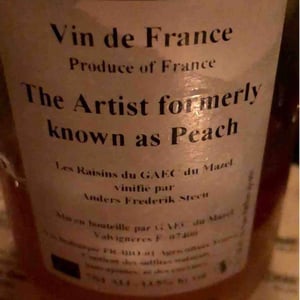 The Artist Formerly Known As Peach