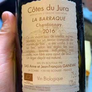 Domaine Ganevat - Anne & Jean-François Ganevat - La Barraque