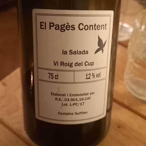 El Pagès Content Orange - Celler La Salada - toni-carbo