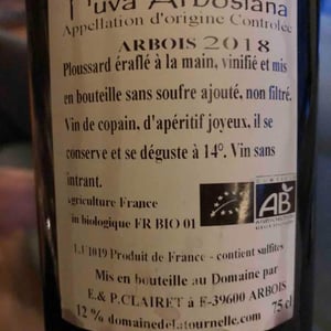 L'Uva Rouge - Domaine de la Tournelle - evelyne-clairet