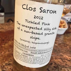 Tickled Pink - Clos Saron - Gideon Bienstock 