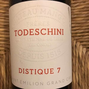 Todeschini, Distique 7 - Château Mangot & Château La Brande - yann-karl-todeschini