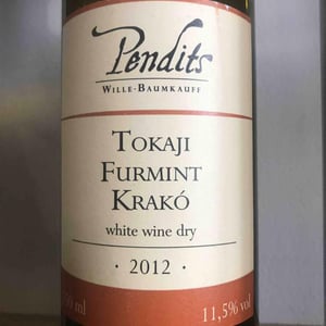 Tokaj Furmint Krakó - Tokaj Pendits - Pendits Winery - marta-and-stefan-wille-baumkauff
