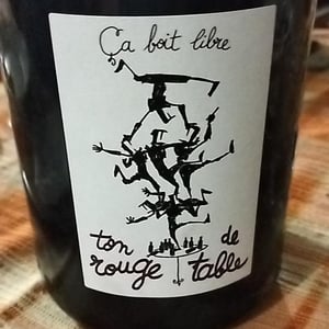 Ton Rouge de Table - Ça Boit Libre - Damien Bastian Goddard -2020