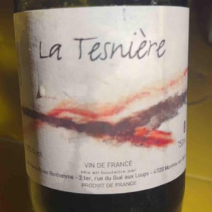 Touraine "La Tesnière" (blanc) - Domaine POB - Pierre-Olivier Bonhomme 