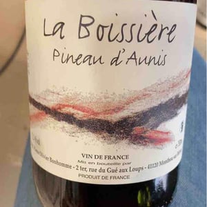Touraine "La Tesnière" (rouge) - Domaine POB - Pierre-Olivier Bonhomme 