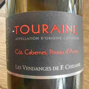 Touraine Rouge - Domaine Chidaine - François Chidaine 
