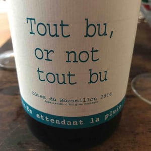 Domaine du Possible - Loïc Roure - Tout Bu Or Not To Bu