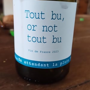 Domaine du Possible - Loïc Roure - Tout Bu Or Not To Bu
