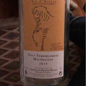 Tout Terriblement Macération - Domaine Brand & Fils - philippe-brand