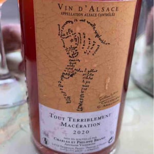 Tout Terriblement Macération - Domaine Brand & Fils - Philippe Brand 