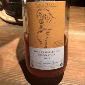 Domaine Brand & Fils - Philippe Brand - Tout Terriblement Macération