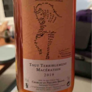 Domaine Brand & Fils - Philippe Brand - Tout Terriblement Macération