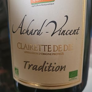 Tradition - Achard-Vincent - Thomas Achard 