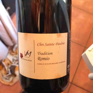 Tradition Roméo - Clos Sainte Pauline - alexandre-pages-alain-camille-malard
