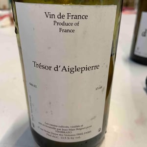 Trésor d' Aiglepierre (X Vinibrato) - Jean-Marc Brignot / Vinibrato - Jean-Marc Brignot 