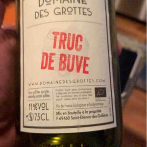 Truc De Buve - Domaine des Grottes - Romain des Grottes 