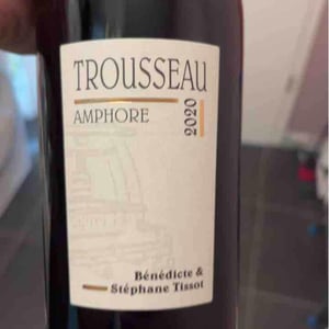 Trousseau Amphore - Domaine André & Mireille Tissot - Bénédicte & Stéphane Tissot 