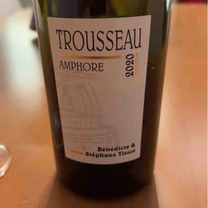 Trousseau Amphore - Domaine André & Mireille Tissot - Bénédicte & Stéphane Tissot 