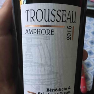 Domaine André & Mireille Tissot - Bénédicte & Stéphane Tissot - Trousseau Amphore