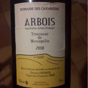 Domaine des Cavarodes - Etienne Thiebaud - Trousseau de Messagelin