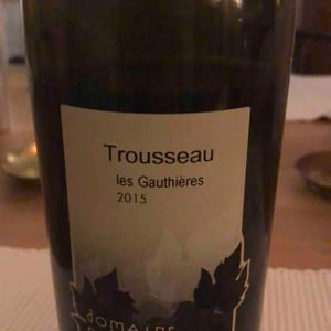 Domaine Pignier - Marie Florence, Antoine & Jean-Etienne Pignier - Trousseau les Gauthières