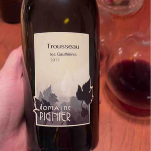Trousseau les Gauthières - Domaine Pignier - Marie Florence, Antoine & Jean-Etienne Pignier 