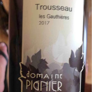 Domaine Pignier - Marie Florence, Antoine & Jean-Etienne Pignier - Trousseau les Gauthières
