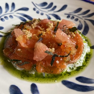 Truite Gravlax Bien Élevée De La Famille Petit - Hotel restaurant la chartreuse - 804298