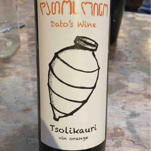 Tsolikauri - Kobidzeebis marani - Dato’s Wine - Davit & Tariel Kobidze 