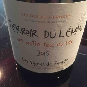 Un Matin Face Au Lac - Les Vignes de Paradis - Dominique Lucas 
