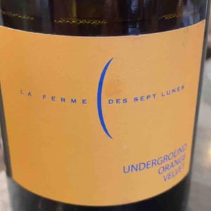 Underground Orange Velvet - La Ferme des Sept Lunes - Jean Delobre & Jacques Maurice 