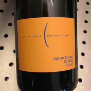 Underground Orange Velvet - La Ferme des Sept Lunes - jean-delobre-jacques-maurice