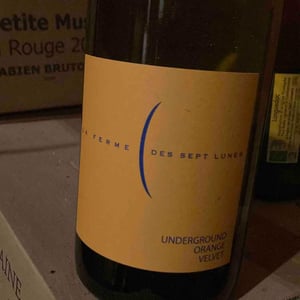 Underground Orange Velvet - La Ferme des Sept Lunes - jean-delobre-jacques-maurice