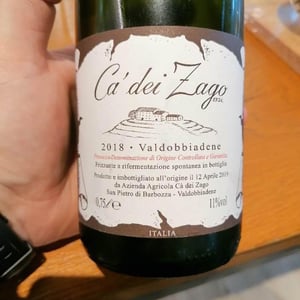 Valdobbiadene Prosecco - Ca' dei Zago - Christian Zago 