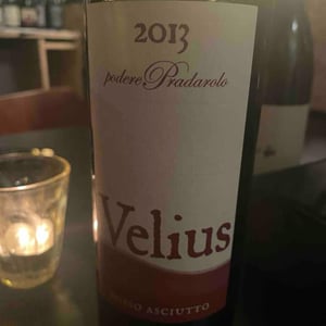 Velius Rosso Asciutto - Podere Pradarolo - Alberto Carretti 