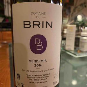 Domaine de Brin - Damien Bonnet - Vendemia