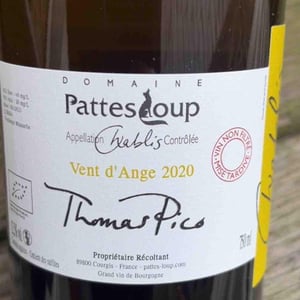 Domaine Pattes Loup - Thomas Pico - Vent d'Anges