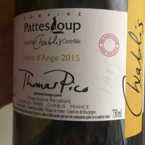 Domaine Pattes Loup - Thomas Pico - Vent d'Anges