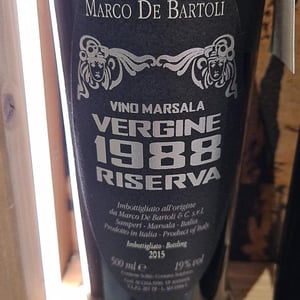 Vergine 1988 riserva - Marco De Bartoli - marco-de-bartoli -1988