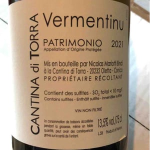 Vermentinu - Cantina di Torra - nicolas-mariotti-bindi -2021