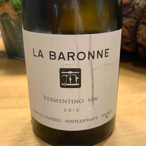 Vermentino NW - Château la Baronne - Famille Lignères 